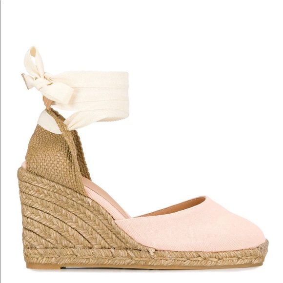 Reformation Shoes - Worn once pink Castaner espadrilles